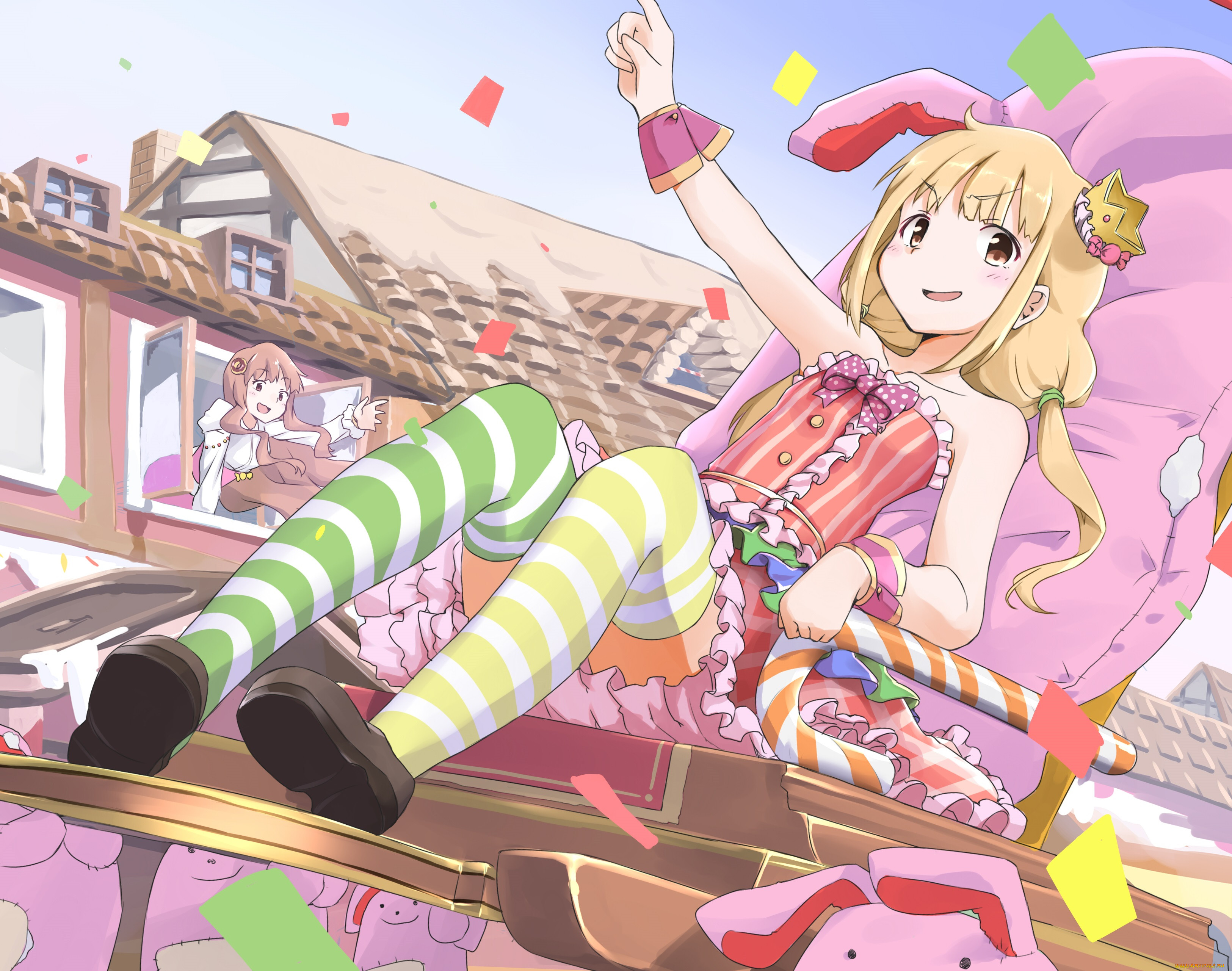 , idolm@ster, idolmaster, cinderella, girls, futaba, anzu, moroboshi, kirari, sekira, ame, , 